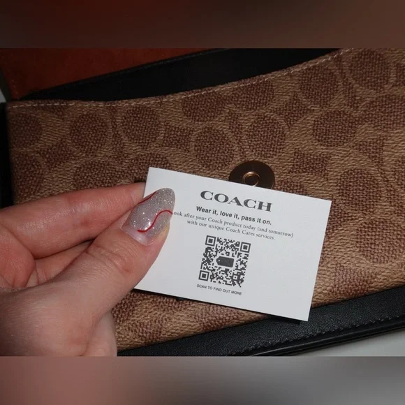 Coach Black and Brown Crossbody Bag - Picture 10 of 15